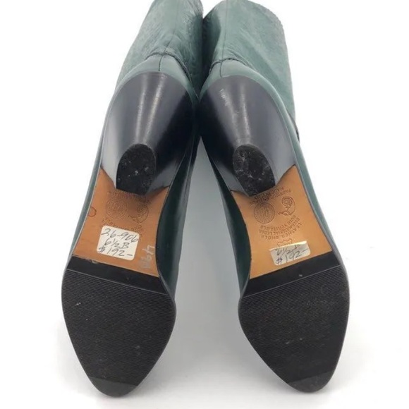 EUC [Smyth Bros] Italian Leather Designer Womens Cowboy Boots - Low Heel Sz 36.5 - Picture 5 of 11